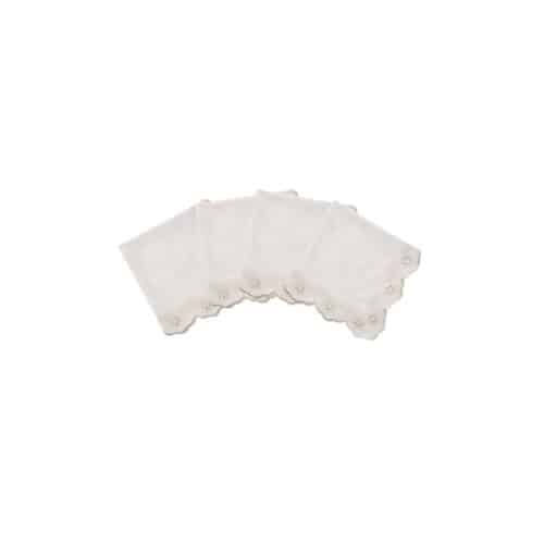 Pick a Poppy Lace servetter 4-pack bomull 45x45