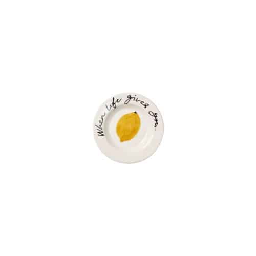Pick a Poppy Lemon tapastallrik 15 cm