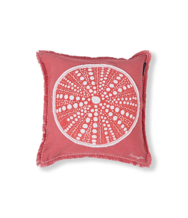 Lexington Summer Kuddfodral 50x50 cm Linne/Bomull Broderad Patch