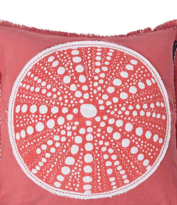 Lexington Summer Kuddfodral 50x50 cm Linne/Bomull Broderad Patch - Bild 5