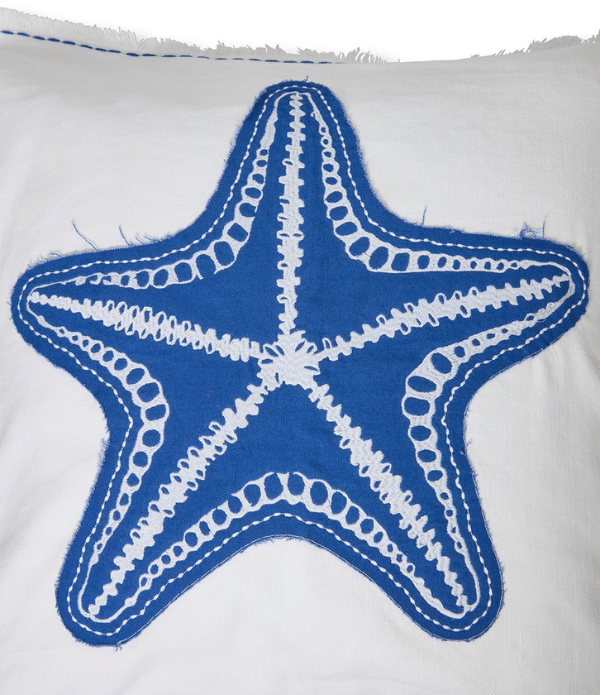 Lexington Summer Kuddfodral 50x50 cm Linne/Bomull Broderad Patch - Bild 7