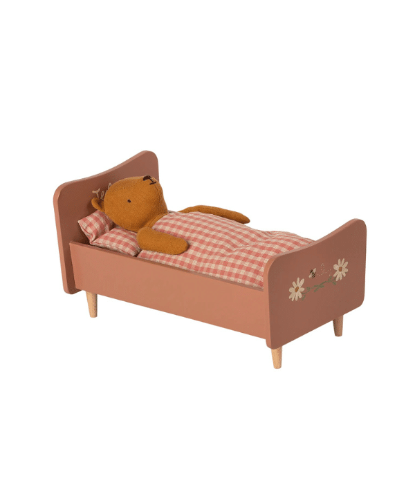 Maileg Träsäng för Teddy Mom – Rose - Bild 2