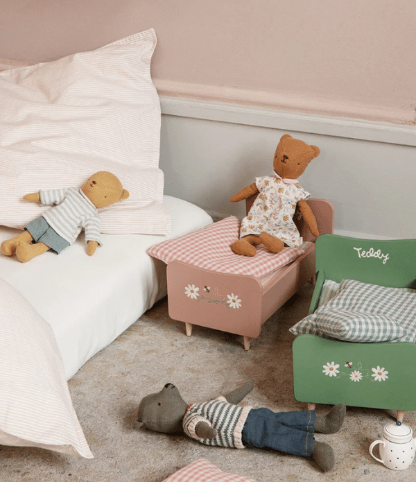 Maileg Träsäng för Teddy Mom – Rose - Bild 5