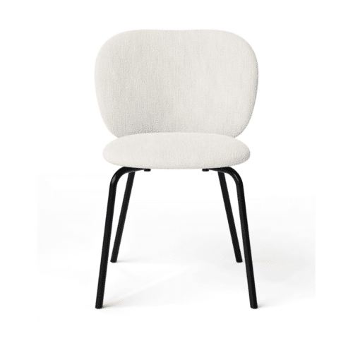 Rico Chair Black Devoré Velvet - Rust